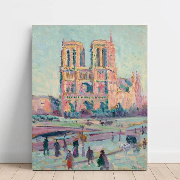 Reproduktion af maleriet Notre-Dame de Paris - Maximilien Luce
