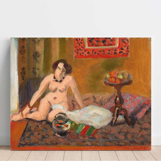 Nu Accroupi Près d’un Aquarium - Henri Matisse | Reproduction Tableau Décoration murale affiche copie