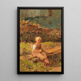 Olga WisingerFlorian - Child Sitting on a Wooden Walkway.webp