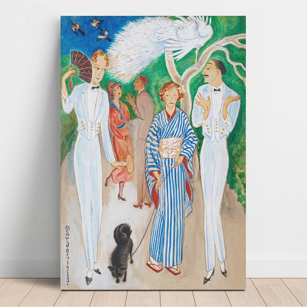 Reproduktion af maleriet Påfugle - Nils Dardel