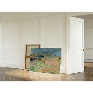 Paysage au champ de blé aux bœufs - Raoul Dufy | Reproduction Tableau Décoration murale affiche copie