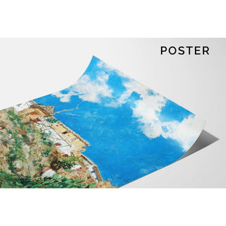 Paysage avec personnage à Sagunto, Valence - Joaquín Sorolla | Reproduction Tableau Décoration murale affiche copie