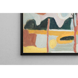 Paysage stylisé avec un arbre - Sasza Blonder | Reproduction Tableau Décoration murale affiche copie