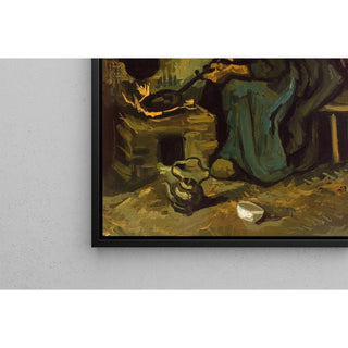 Paysanne faisant la cuisine - Vincent van Gogh | Reproduction Tableau Décoration murale affiche copie