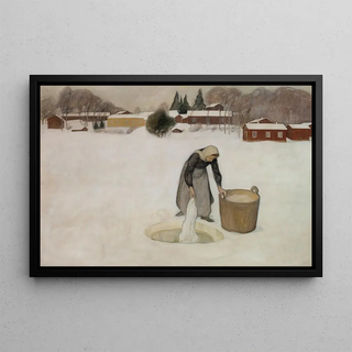 Pekka Halonen - Washing on the Ice.webp