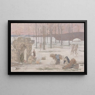 Pierre Puvis de Chavannes - LHiver esquisse pour lHtel de Ville de Paris.webp