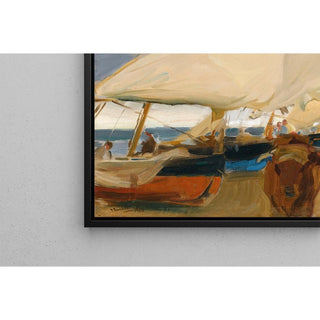 Plage de Valence - Joaquín Sorolla | Reproduction Tableau Décoration murale affiche copie