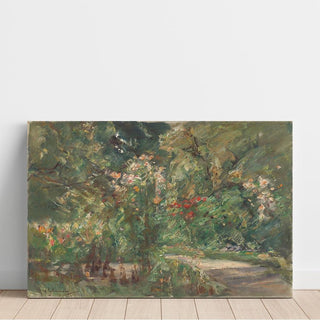 Plantes vivaces dans le jardin potager, vue vers le nord-ouest - Max Liebermann | Reproduction Tableau Décoration murale affiche copie