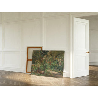 Plantes vivaces dans le jardin potager, vue vers le nord-ouest - Max Liebermann | Reproduction Tableau Décoration murale affiche copie