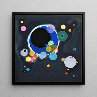 Plusieurs cercles - Wassily Kandinsky