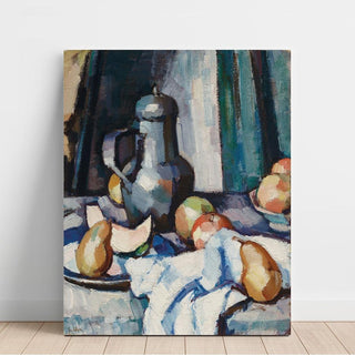 Pommes et pot en étain - Samuel John Peploe | Reproduction Tableau Décoration murale affiche copie