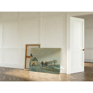 Port-Marly avant l'inondation - Alfred Sisley | Reproduction Tableau Décoration murale affiche copie