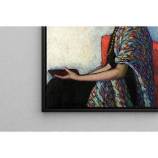 Portrait d'Alide Asmuse - Konrad Mägi | Reproduction Tableau Décoration murale affiche copie