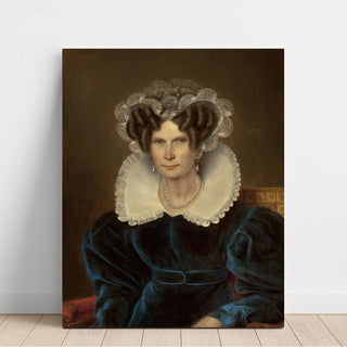 Portrait d'Anna Paulowna de Jan Adam Kruseman | Reproduction Tableau Décoration murale affiche copie