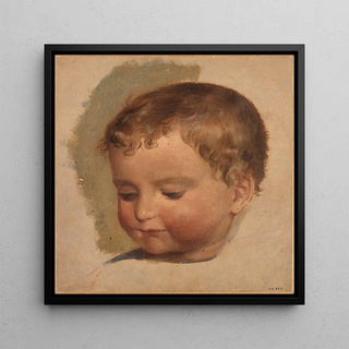 Portrait d'un enfant - Adolph Tidemand