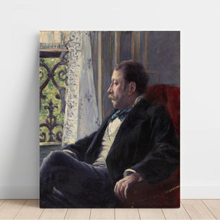 Portrait d'un homme - Gustave Caillebotte | Reproduction Tableau Décoration murale affiche copie