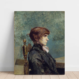 Portrait de Jeanne Wenz - Henri de Toulouse-Lautrec | Reproduction Tableau Décoration murale affiche copie