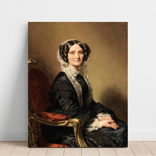 Portrait de Madame François-Marie Delessert - Franz Xaver Winterhalter | Reproduction Tableau Décoration murale affiche copie