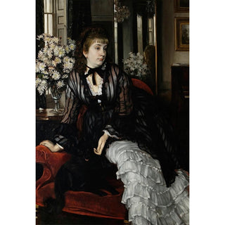 Portrait de Sydney Isabella Milner-Gibson - James Tissot | Reproduction Tableau Décoration murale affiche copie