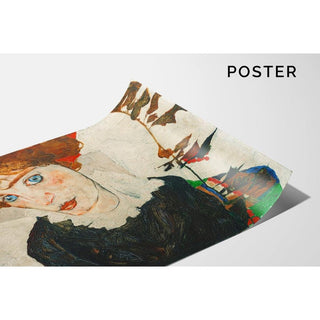 Portrait de Wally Neuzil - Egon Schiele | Reproduction Tableau Décoration murale affiche copie