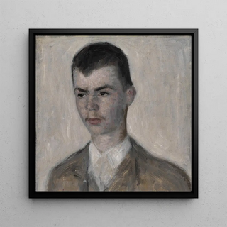 Portrait du frère de l'artiste Svend Hammershøi - Vilhelm Hammershøi