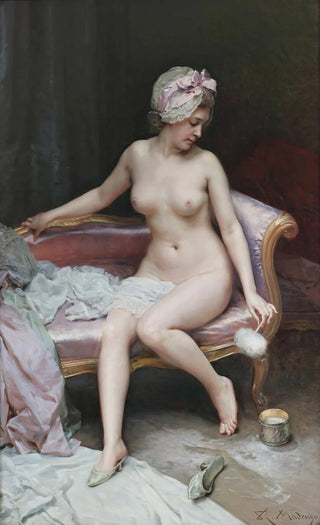 Raimundo de Madrazo y Garreta - Despus del bao desnudo de mujer.webp