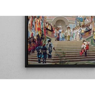 Reception de Le Grand Condé par Louis XIV à Versailles en 1674 - Jean-Léon Gérôme | Reproduction Tableau Décoration murale affiche copie