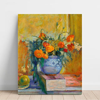 Renoncules au Vase Bleu - Pierre Bonnard | Reproduction Tableau Décoration murale affiche copie