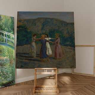 Ringelreihe Study - Franz von Stuck | Reproduction Tableau Décoration murale affiche copie