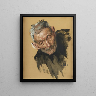 Robert Seuffert - Kopf eines Mannes lstudie.webp