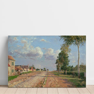 Route de Versailles, Rocquencourt - Camille Pissarro | Reproduction Tableau Décoration murale affiche copie