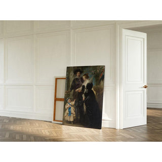 Rubens, sa femme Helena Fourment et leur fils Frans - Peter Paul Rubens | Reproduction Tableau Décoration murale affiche copie