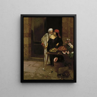 Rudolf Ernst - The Orange Seller.webp