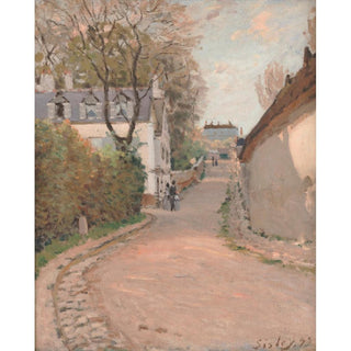 Rue à Ville-d'Avray - Alfred Sisley | Reproduction Tableau Décoration murale affiche copie