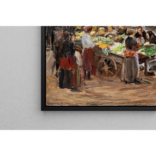 Rue juive à Amsterdam - Max Liebermann | Reproduction Tableau Décoration murale affiche copie