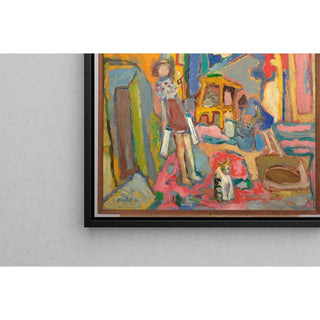 Ruelle de village - Sasza Blonder | Reproduction Tableau Décoration murale affiche copie