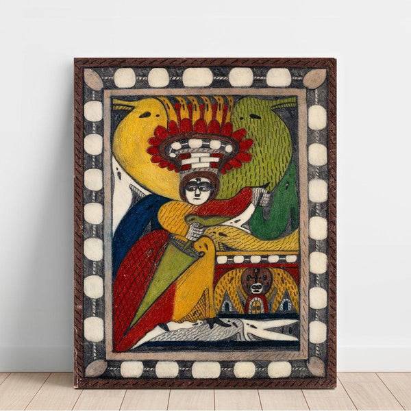 Reproduktion af maleriet Saint Adolf Roosali - Adolf Wölfli