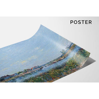 Saint-Mammès, Le Matin - Alfred Sisley | Reproduction Tableau Décoration murale affiche copie