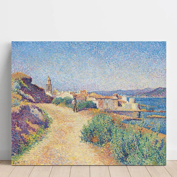 Reproduktion af maleriet Saint-Tropez - Maximilien Luce