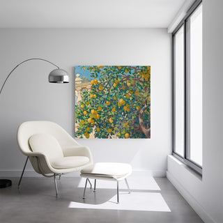 Kunsttryk | Citrontræer ved La Mortola - Theo van Rysselberghe