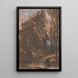 Samuel Palmer - Evening Cattle Watering.webp