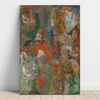 Scène Carnavalesque - James Ensor | Reproduction Tableau Décoration murale affiche copie