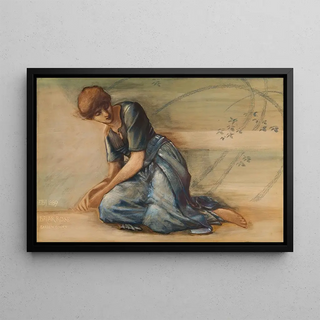 Sir Edward Coley BurneJones - The Briar Rose Series Study for The Garden Court IV.webp