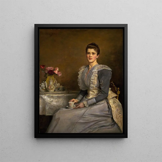 Sir John Everett Millais - Portrait of Mary Endicott d1957 Mrs Joseph Chamberlain.webp