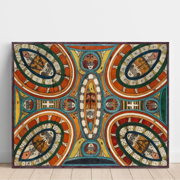 Reproduktion af maleriet Skt. Adolf, Ringen Hall - Adolf Wölfli