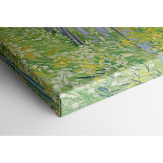 Sous-bois avec deux personnages - Vincent van Gogh | Reproduction Tableau Décoration murale affiche copie