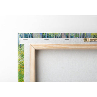 Sous-bois avec deux personnages - Vincent van Gogh | Reproduction Tableau Décoration murale affiche copie