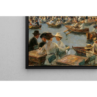 Sur l'Alster à Hambourg - Max Liebermann | Reproduction Tableau Décoration murale affiche copie