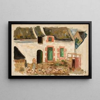 Tadeusz Makowski - Dziecko przed domem.webp