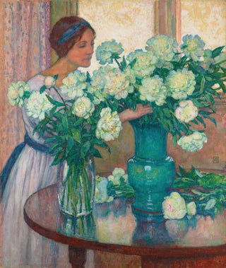Theo van Rysselberghe - Les Pivoines blanches.webp